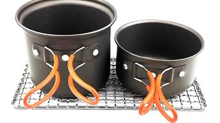 Outdoor camping pot rack