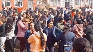 College girls dance very beautiful song