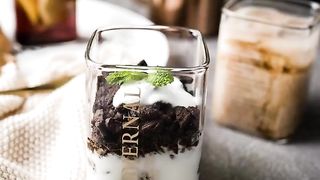 Square Coffee Glass Mug Printed Transparent Heat resistant Cup Large capacity Tall Straw Mousse Wine Water Juice Milk Drinkware-