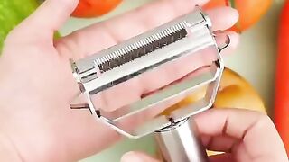 Stainless Steel Kitchen Accessory Tool - Stainless Steel Potato Cucumber Grater -