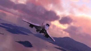 Air France Concorde Landing at Hong Kong Kai Tak Airport