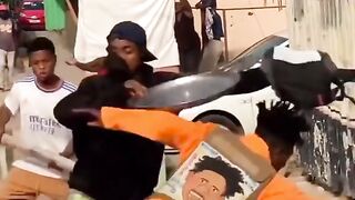 Funny thief catching