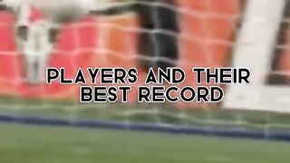 PLAYERS AND THEIR BEST RECORD