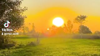 ماشاءاللہ گاؤں کی خوبصورتی صبح کا منظر