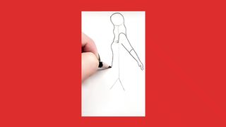 How to draw a beautiful girl..