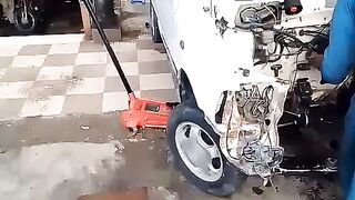 Islamabad Pakistan town mehran car ka general engine ho raha hai