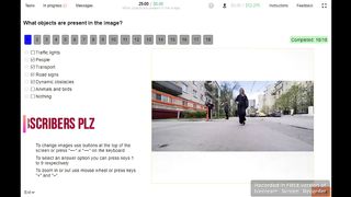 What objects are present in the image toloka || (New Toloka Task) #toloka #task #subscribe