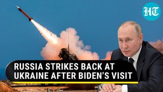 Putin responds to Biden's Kyiv visit with hailstorm of rockets across Ukraine's battlefield