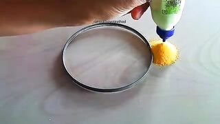 Easy navratri rangoli designs  Diwali rangoli design  satisfying video  sand art