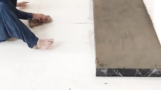 Tile work grouting