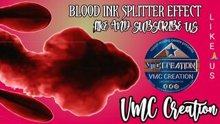 Blood ink splitter | HD footage | vMc Creation