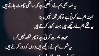 Muhabat hum se karni hai to phir wada nhi karna