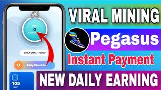 New Daily Earning App | Pegasus App Mining | New Mining App | instant Payment 100$ AMO
