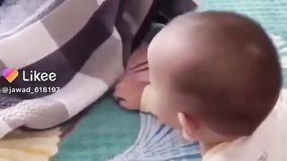 Kids smiling