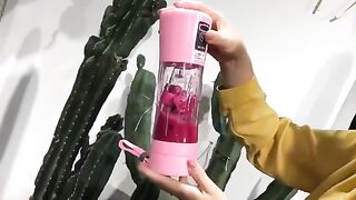 Usb Rechargeable Electric Fruit Juicer Blenders Handheld Smoothie Milkshake Maker Mini Juice Machine Portable Food Mixer Cup - Blenders
