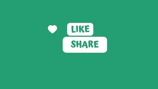 Like Share Subscribe Green Screeb