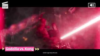 Godzilla vs. Kong: Kong and Godzilla team up against Mechagodzilla (HD CLIP)