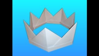 Origami CROWN how to make