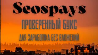 Новый Букс Для Заработка Без Вложений. SEOSPAYS