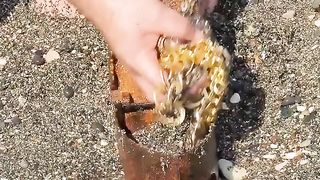 Complete reclamation of a rusted iron to a pristine