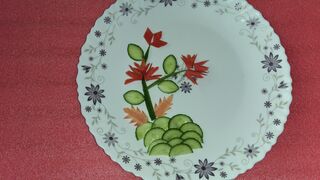 Salad decoration / vegetable carving / plate decoration ideas / fruit platter