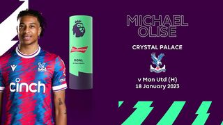 Watch Olise's Budweiser Goal of the Month.