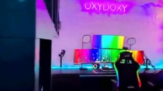 Beautiful lighting system in my room for gaming.