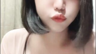 Beautiful hot girl alone at home