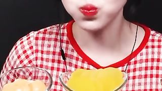 Asmr Korean Mukbang! Buldak Rice Paper