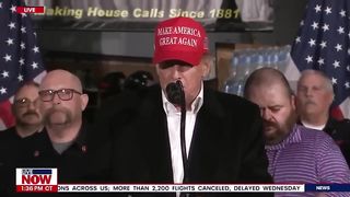 Donald Trump remarks in East Palestine,