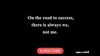 On road of success