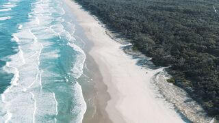 Aerial view of Lovely beach
