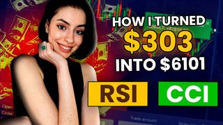How I Turned $303 into $6101 Using RSI and CCI Indicators - Pocket Option Strategy