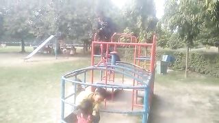 Baby Playing in Park the Best Vedio