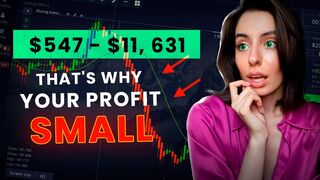 $547 - $11, 631 ???? That's Why your Profit is Small | Binary Options Strategy 2023