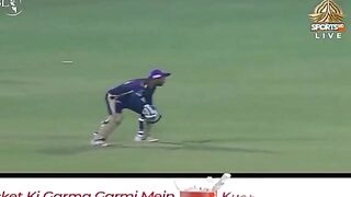 PSL Match AZam khan Bating