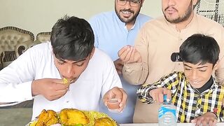 Eating Mandi Order In Line Funny Bottle Flip Challenge | febspot | tik tok challenge