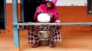 Use to bamboo make elephant money bank at home ,save money - bamboo crafts