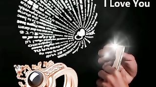 100 language I Love You Crown ring for sale for order comment below
