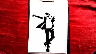 How to draw Michael Jackson drawing | Michael Jackson 3D drawing