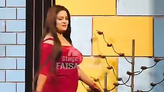 punjabi stage show comdey clip