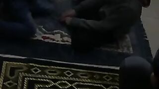 Fatima is playing Yesu panju with her brother