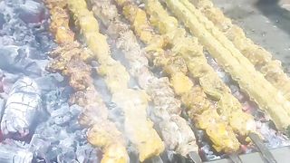 2 feet long Sekh kabaab  & Tiqa
