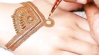 How to apply henna designs --Mehdipoint