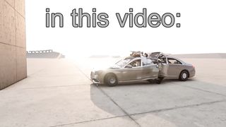 Mercedes-Maybach S600 v Wall 300 KM/H - BeamNG Drive