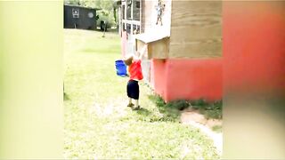 Baby funny reaction