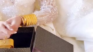Beautiful bridal with too much gold,bridal gold jewelry collection.