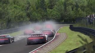 Bugatti Chiron Hypercar at Nordschleife