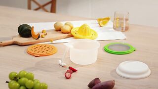 Bc Babycare Multifunction Manual Baby Food Mills Grinding Bowl Set Fruit Vegetable Kids Safety Food Feeding Tools DIY Homemade