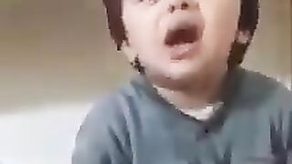 Funny cute baby